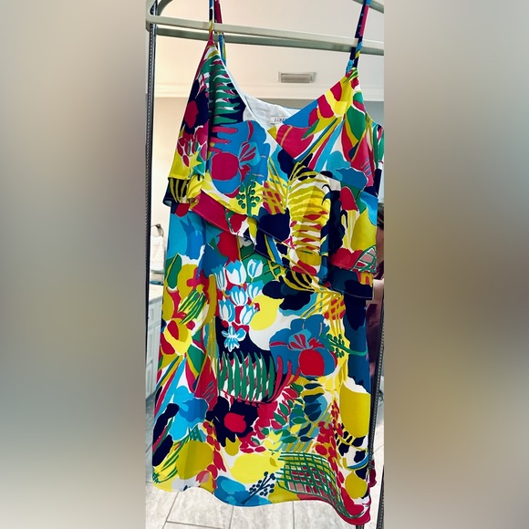 JCREW Bright Floral Dress - Picture 1 of 4